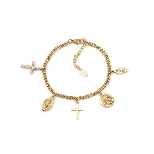 CHARM BRILHO - BRACELET Dourado