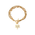 FOLHA - BRACELET Dourado