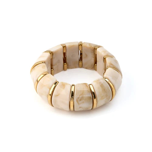 MARMORE GOLD - BRACELET Bege claro