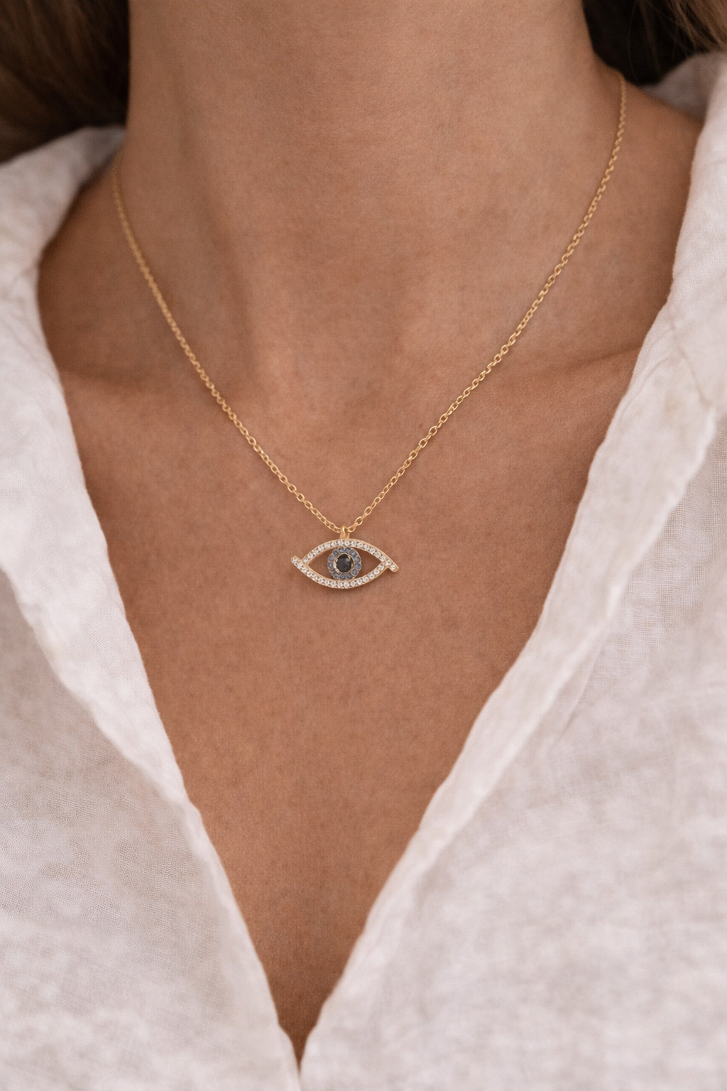EYES - COLAR Dourado